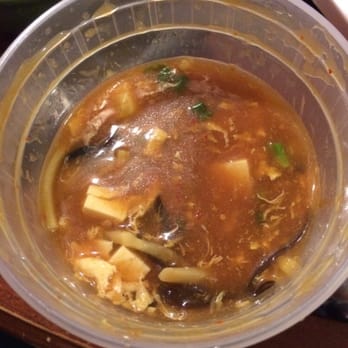 Mon Lung - Hot and Sour soup!! Its definitely not a "pretty" soup but it is packed with flavor! - Chinese Near Me - Chicago, Illinois