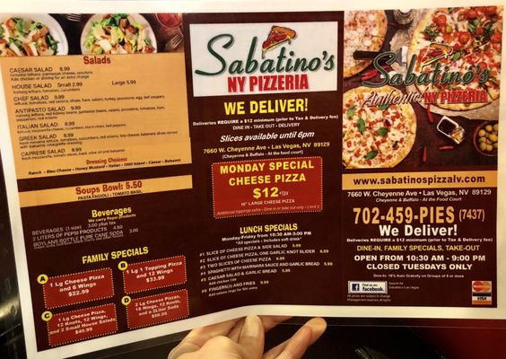 Sabatino's NY Pizzeria by null