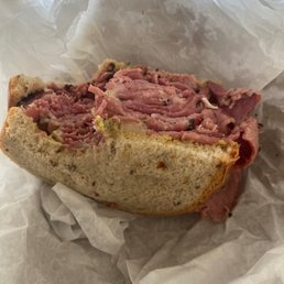 Corn beef sandwich