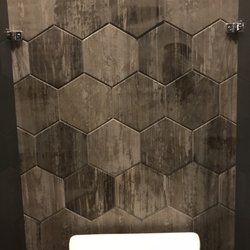 Duke City Beaches - Stylish bathroom walls!