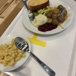 Meatballs Plate & side of Macaroni & Cheese