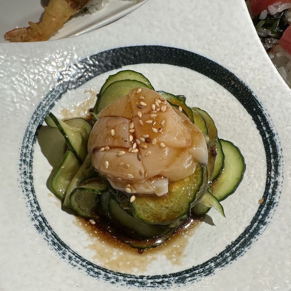 Sake Bomb - Cucumber Hotate - Japanese Near Me - San Francisco, California Sake Bomb - Cucumber Hotate - Japanese Near Me - San Francisco, California