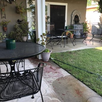 Patio Warehouse - Nice big square columns to support the cover, with rain guttering built in! - Patio Coverings Near Me - Orange, California
