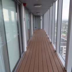 Metro Hotel Dublin Airport - Long balcony off both bedrooms and living room