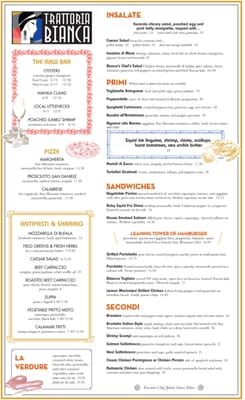 Menu photo 8 Trattoria Bianca New York, NY Menu photo 8 Trattoria Bianca New York, NY
