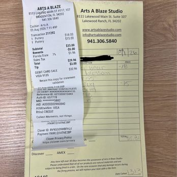 Arts A Blaze Studio - Arts & Crafts Near Me - Lakewood Ranch, Florida
