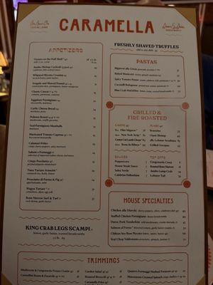 Menu photo 6 Caramella Italian Restaurant & Lounge Las Vegas, NV
