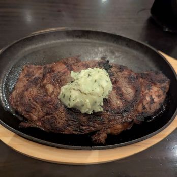 Alice's Restaurant - Ribeye with rosemary Gorgonzola butter - Steakhouses Near Me - Blue Lake, California
