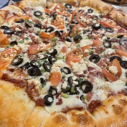 Athena cheese-filled crust pizza! Athena cheese-filled crust pizza!