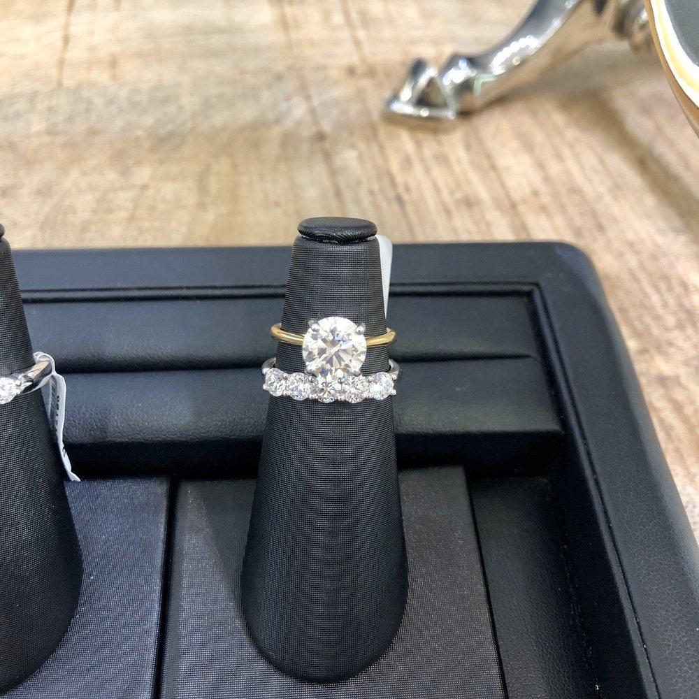 Diamond Cellar - My engagement ring and wedding band, both from Diamond Cellar and both unbelievably amazing. - Jewelry Near Me - Columbus, Ohio Diamond Cellar - My engagement ring and wedding band, both from Diamond Cellar and both unbelievably amazing. - Jewelry Near Me - Columbus, Ohio