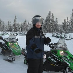 Jackson Hole Snowmobile Tours - Before....