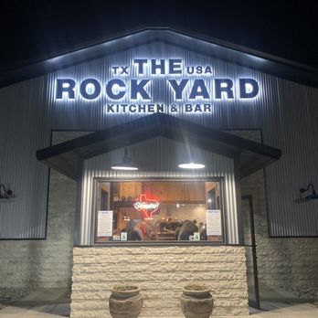 The Rock Yard Kitchen & Bar - The Rock Yard - Pizza Near Me - Trenton, Texas