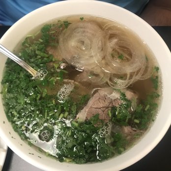 Noodle-Ly - #2 Pho with beef brisket... the broth was delicious.  Not fatty but full of flavor. - Noodles Near Me - Mammoth Lakes, California
