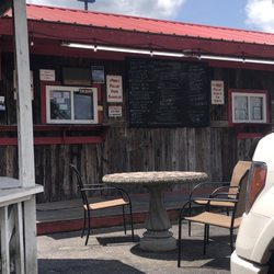 Outside and menu