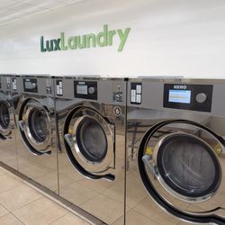 Lux Laundry - Coin Laundry - Upgraded to top-tier, high-capacity washers for the ultimate clean.