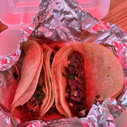 Tacos Los Panchos - Steak Taco, Pork Taco and Chicken Taco
