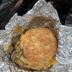Shreveport Biscuit Company - mushroom sando