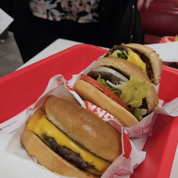 In-N-Out Burger - Three Burgers - Fast Food Near Me - Laughlin, Nevada