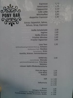 Menu photo 3 Pony Bar Hamburg, HH