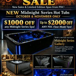 PDC Spa & Pool World - Hot Tub Sale at PDC Spa & Pool World - Save Thousands - See Website For Details!