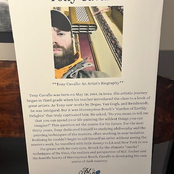 Jennie's Boxcar - Tony Cavallo is QC's finest and tomorrow's art legend with sfumato "smoke" of Da Vinci, MC Escher's perspective and Bosch's horror - Tacos Near Me - East Moline, Illinois Jennie's Boxcar - Tony Cavallo is QC's finest and tomorrow's art legend with sfumato "smoke" of Da Vinci, MC Escher's perspective and Bosch's horror - Tacos Near Me - East Moline, Illinois