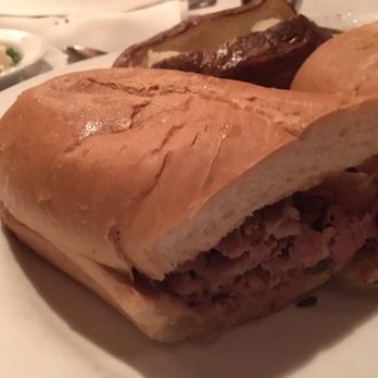 The Derby - The prime rib dip sandwich was very delicious. Moist and dripping with flavor. Great textures. - Steakhouses Near Me - Arcadia, California