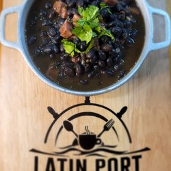 Latin Port - Black beans with ham.