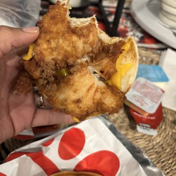 Chick-fil-A - Sad sandwhich. I don't want to tenders in mu sandwhich. - Fast Food Near Me - Menifee, California Chick-fil-A - Sad sandwhich. I don't want to tenders in mu sandwhich. - Fast Food Near Me - Menifee, California