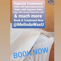 Melindawaxu - #MelindaWaxU #Vajacial
VAJACIAL TREATMENT HELPS WITH INGROWN HAIRS, DARK MARKS HYPERPIGMENTATION DRYNESS AND MORE