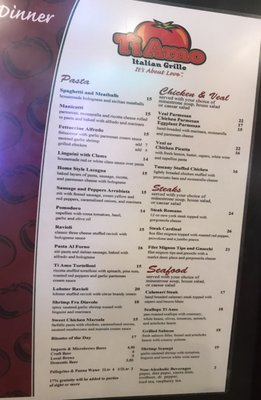 Menu photo 5 Ti Amo Italian Grille Carson City, NV Menu photo 5 Ti Amo Italian Grille Carson City, NV