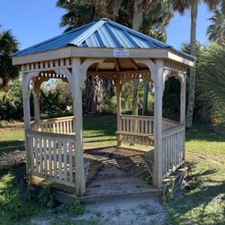The Course at Manatee Cove - Gazebo not approved as a shelter and it was in an odd spot on the course.