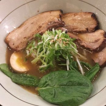 Menya Sandaime - They cook the pork to perfection! I always order extra - Ramen Near Me - Fort Lee, New Jersey