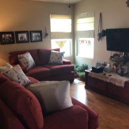 Tennessee Red Sofa and Loveseat