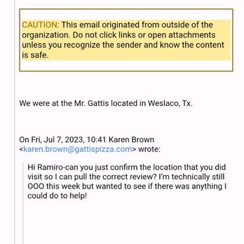 Mr Gatti's Pizza - Clarification on which of their locations said incident happened . - Pizza Near Me - Weslaco, Texas Mr Gatti's Pizza - Clarification on which of their locations said incident happened . - Pizza Near Me - Weslaco, Texas