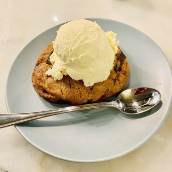 Roots Coffee - Chocolate chip cookie with French vanilla bean ice cream - Coffee & Tea Near Me - Sacramento, California Roots Coffee - Chocolate chip cookie with French vanilla bean ice cream - Coffee & Tea Near Me - Sacramento, California