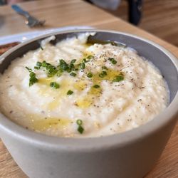 Bar at Husk - Cheese grits. Best ever!