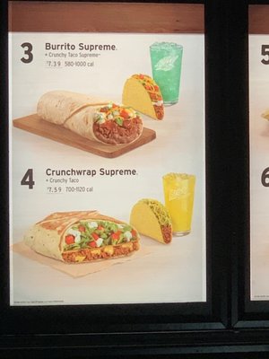 Menu photo 2 Taco Bell Lansing, MI