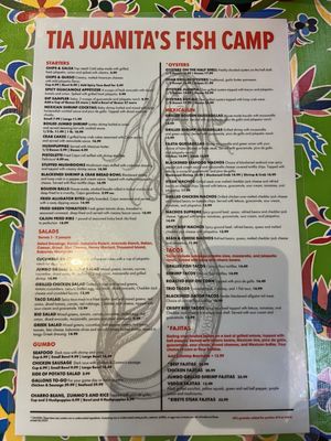 Menu photo 2 Tia Juanita's Fish Camp Athens, TX Menu photo 2 Tia Juanita's Fish Camp Athens, TX