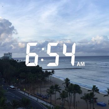 Waikiki Beach - Balcony view. - Beaches Near Me