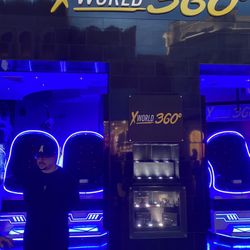 X World 360 - Bally's - That's Alex , his store is located at the Miracle Mile Planet Hollywood