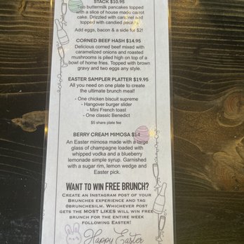 Brunches at Randall - Menu - Breakfast & Brunch Near Me - Wilmington, North Carolina