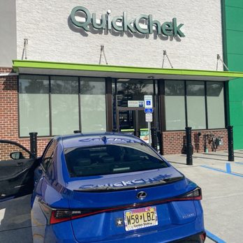QuickChek - a blue car parked in front of a store - Gas Stations Near Me - East Hanover, New Jersey