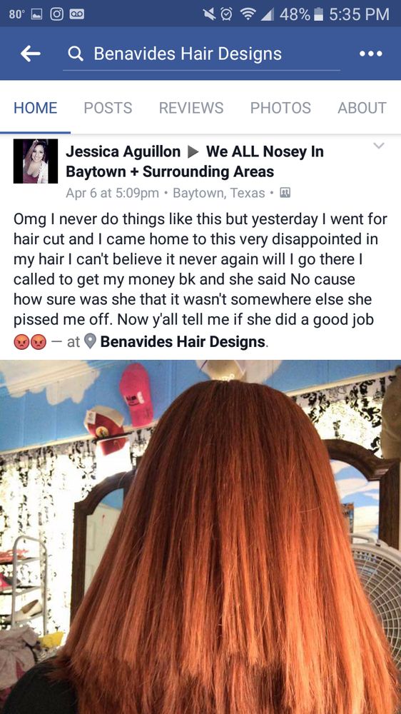 BENAVIDES HAIR DESIGN & MANUELA BENAVIDES 1136 S Airhart Dr, Baytown, Texas Hair Salons