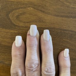 Sloppy nails and cut