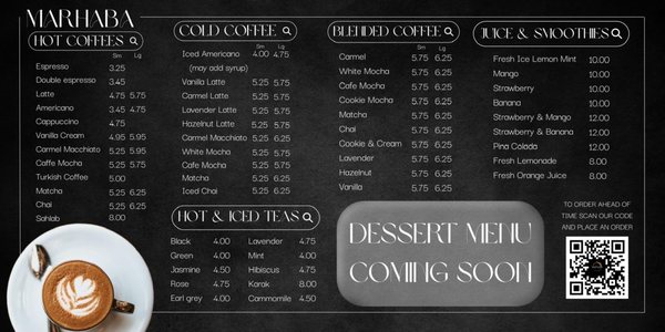 Menu photo 6 Marhaba Bakery & Coffee Shop Norco, CA Menu photo 6 Marhaba Bakery & Coffee Shop Norco, CA