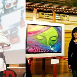 Firehouse Cultural Center - Thank You Gloria and Frida for your wonderful workshops and great works of Art.Add a caption