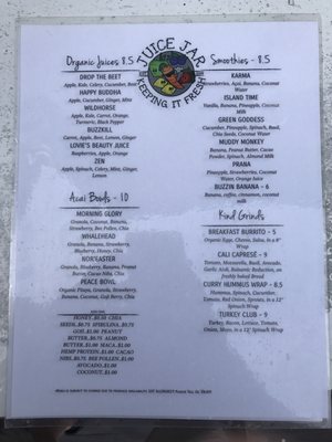 Menu photo 3 The Juice Jar Corolla, NC