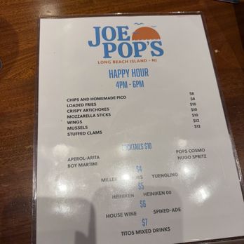 Joe Pop's Shore Bar & Restaurant - Bars Near Me - Ship Bottom, New Jersey Joe Pop's Shore Bar & Restaurant - Bars Near Me - Ship Bottom, New Jersey
