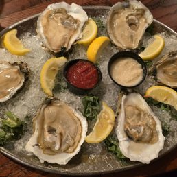 Oysters from MD. Waitress had no idea from where, except from MD..
