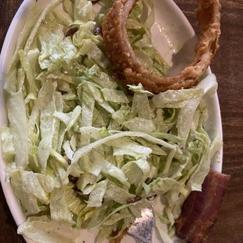 Helen - Salad, came with 2 onion rings and a piece of bacon - Southern Near Me - Birmingham, Alabama Helen - Salad, came with 2 onion rings and a piece of bacon - Southern Near Me - Birmingham, Alabama